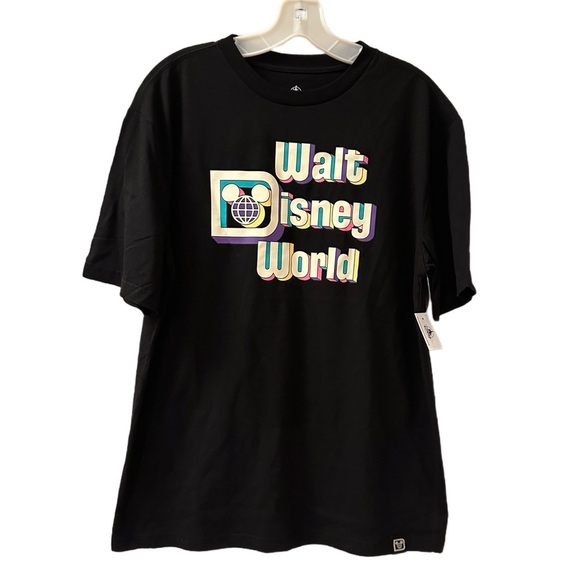 Men’s WDW Disney Classic Short Sleeve T-Shirt in Black - NWT - Picture 1 of 7